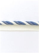 Sunbrella 3/8 Inch Cord Edge Sapphire Stripe